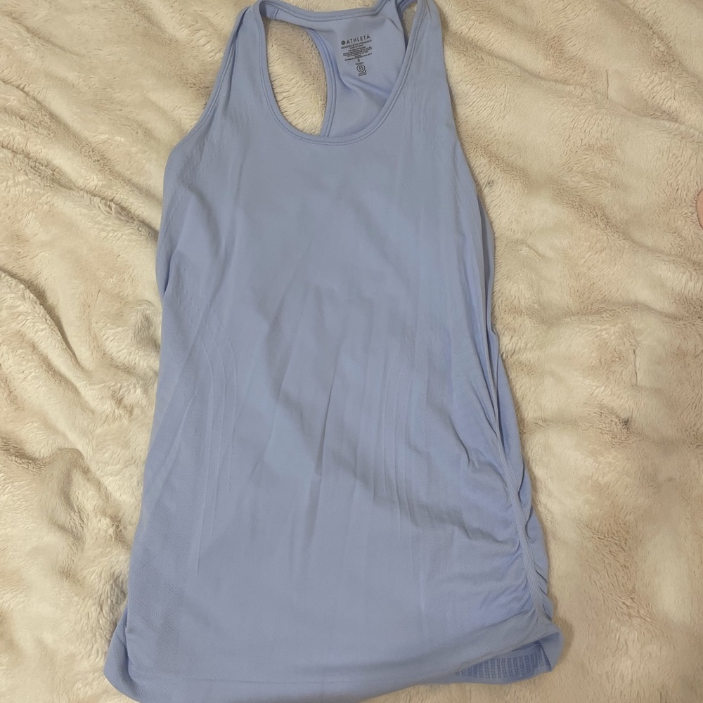 Super comfortable and nice tank top. Color is so pretty and material is so soft.